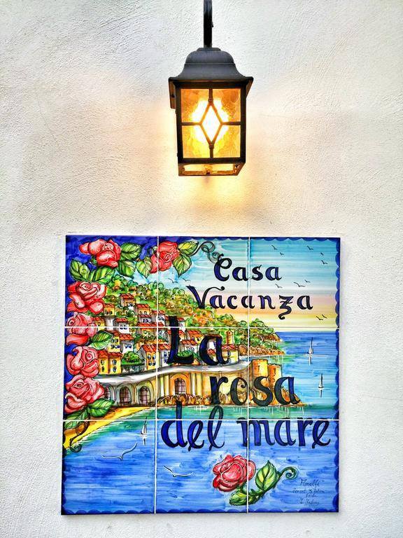 Vila La Rosa Del Mare Amalfi Exteriér fotografie
